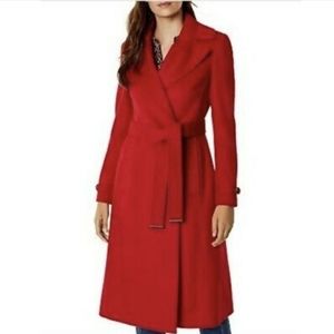 Karen Millen Women's Trench Coat Belted Double NWT $745.00 Size US 6 UK 10 Small